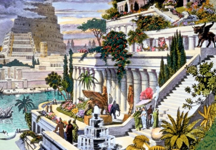 19th-century reconstruction of the Hanging Gardens of Babylon