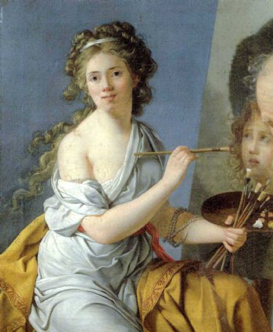 Marie-Guillemine Benoist. <em>Self-Portrait</em> (1788)