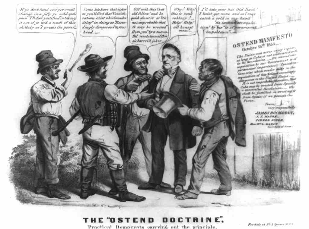 Cartoon of the Ostend Doctrine