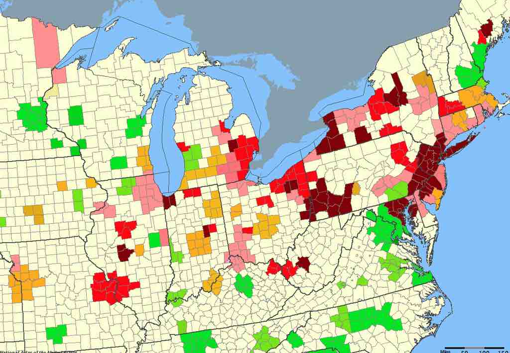 The United States Rust Belt