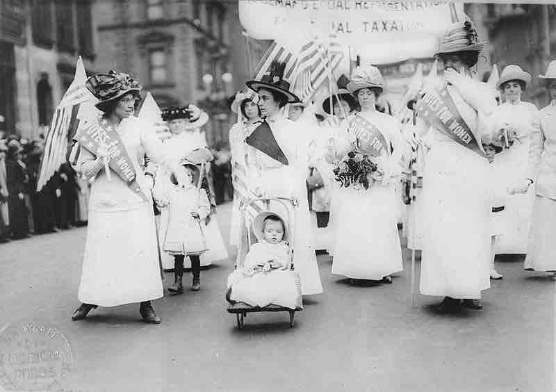 Feminist Suffrage Parade in New York City, May 6, 1912.