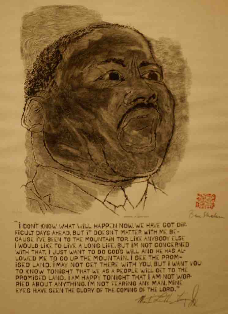 SCLC Fundraising Poster Depicting Martin Luther King, Jr.