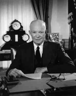 Eisenhower in the Oval Office