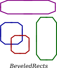 some examples of beveled rectangles