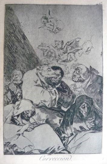 Francisco Goya, 'Correccion', 1799. Etching on paper