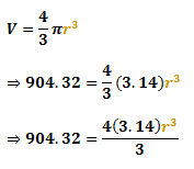 substituting the values of V and Pi