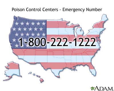 Poison control center - Emergency number Poison control center - Emergency number