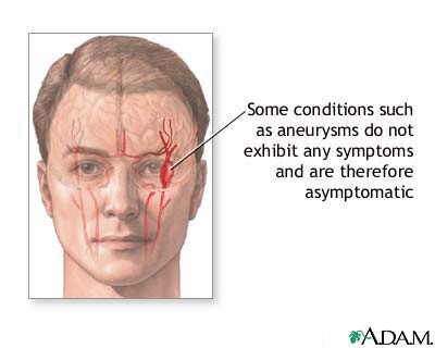 Asymptomatic conditions