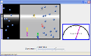 Screenshot of the simulation Battery Voltage