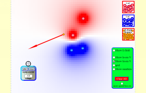 Charges and Fields Screenshot