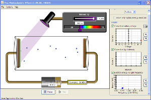 Photoelectric Effect Screenshot