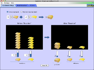 Reactants, Products and Leftovers Screenshot