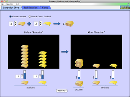 Screenshot of the simulation Reactants, Products and Leftovers