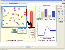 Screenshot of the simulation Reactions & Rates