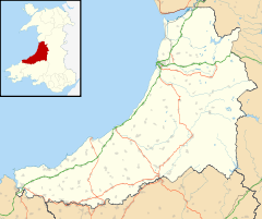 Aberystwyth is located in Ceredigion