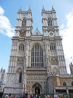 The Abbey's western façade