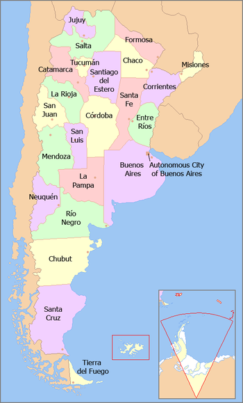 Provinces of Argentina.