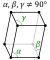 Phosphorus has a simple triclinic crystal structure