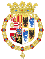 Coat of Arms of Philip II of Spain as Monarch of Milan (1558-1580).svg