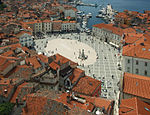 Tartini Square from above, Piran, May 2009.jpg