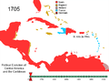 Political Evolution of Central America and the Caribbean 1705.png