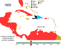 Political Evolution of Central America and the Caribbean 1805.png