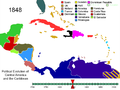 Political Evolution of Central America and the Caribbean 1848.png