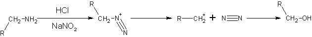 Nitrous acid reaction